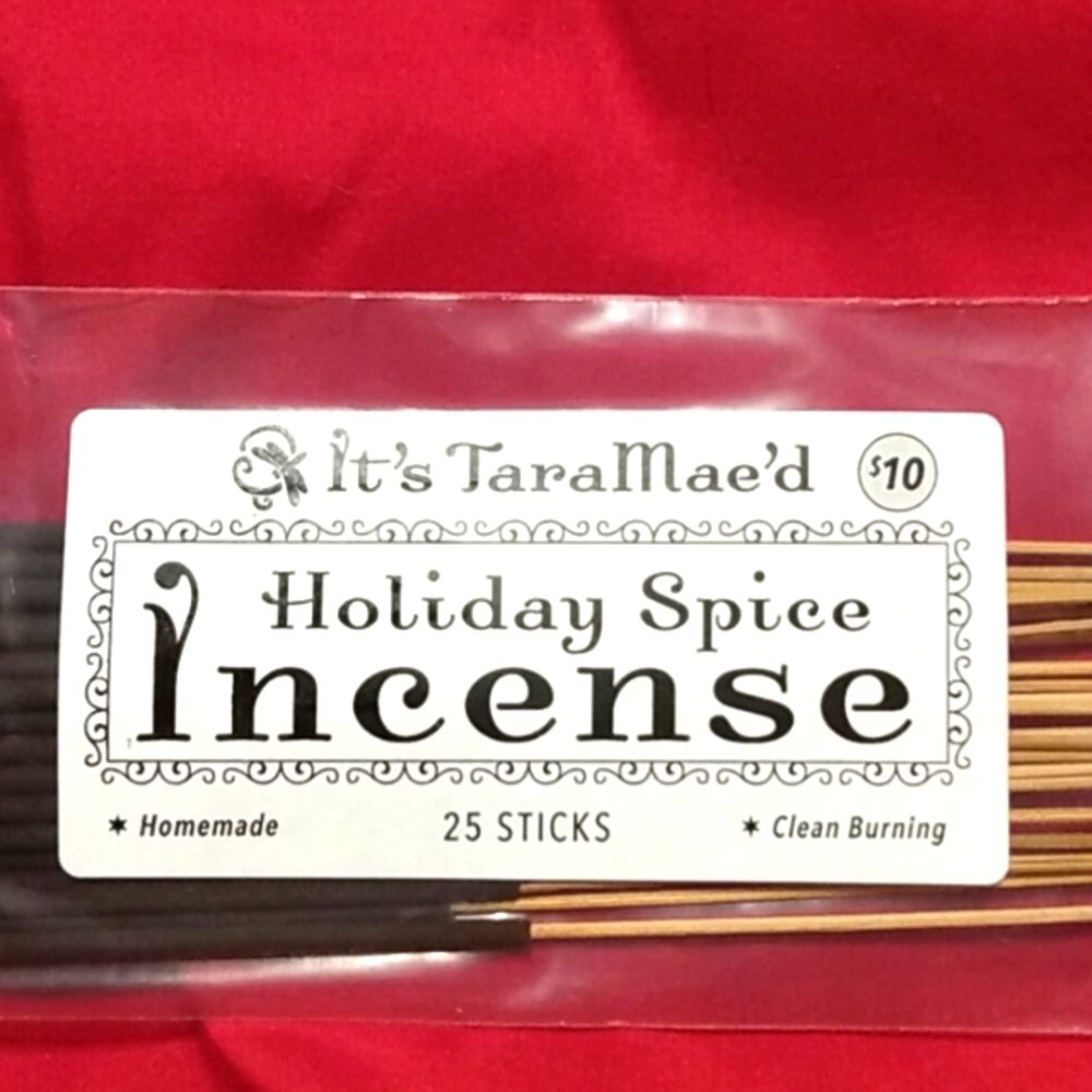 HOLIDAY SPICE Homemade Incense (25 sticks)